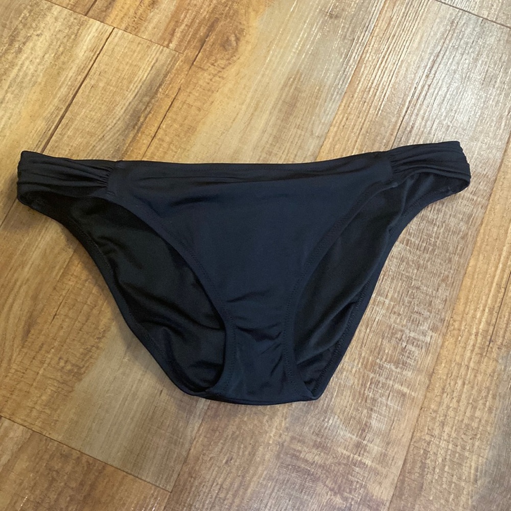 Shade & shore black bikini swim suit bikini bottoms size XL